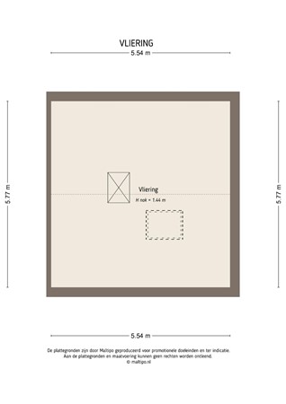 Floorplan - Kerkweg 23, 4245 TP Leerbroek